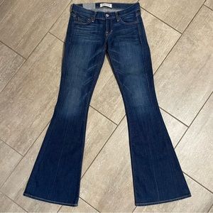 Textile Elizabeth and James Lennox Flare Denim Size 25 Dark Wash Jean USA Made